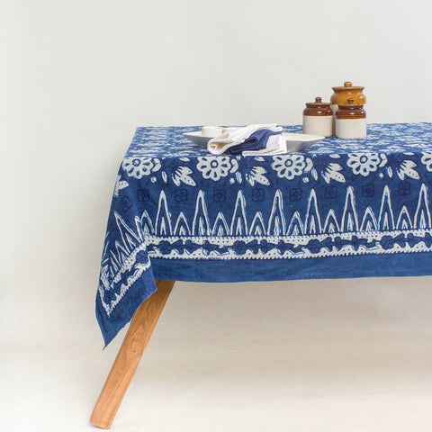  Floral Block Print Floral Indian Hand Block Printed blue print fabric