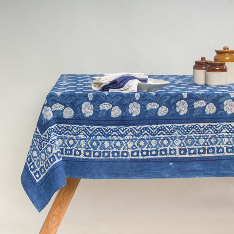 indigo blue cotton print fabric jaipur print fabric