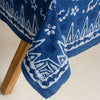 indigo blue cotton print fabric
